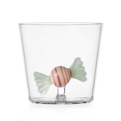 Стакан "Красно-зеленая конфета" Schiaccianoci 350 мл