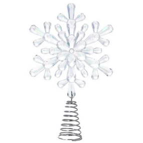 Верхушка для ели "Снежинка" 17 см