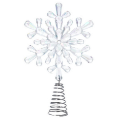 Верхушка для ели "Снежинка" 17 см