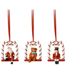 Набор фигурок "Рождественские качели" 18х7 см, 3 шт
