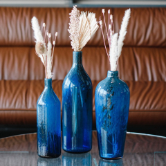 Ваза-бутылка Glass Design Crash 43 см