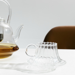 Чашка чайная с блюдцем Folk 320 мл