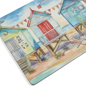 Набор подставок под тарелку Beach Huts 29,8х40,1 см, 4 шт