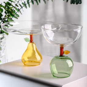 Чаша на ножке "Яблоко" Fruits & Flowers 15 см