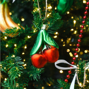 Игрушка на елку "Вишня" 8,5 см