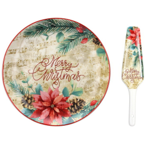 Блюдо для торта с лопаткой Madison Sinfonia 26 см