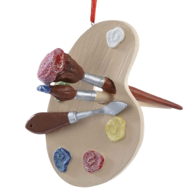 Елочная игрушка "Палитра художника" 10,6 см