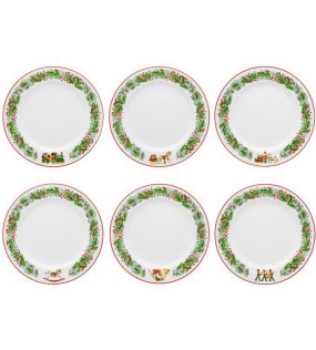 Набор тарелок столовых Christmas Magic 26,6 см, 6 шт