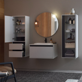 Шкаф-пенал подвесной Kolpa-San Pandora P 1301 WH, 130х45, белый