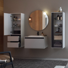 Шкаф-пенал подвесной Kolpa-San Pandora P 1302 WH, 130х45, белый