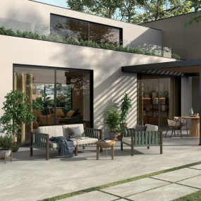 Керамогранит Panaria The Place 60х120 Strutturato, County Beige, 20 мм