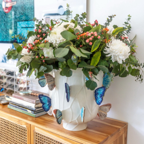 Ваза большая Cloudy Butterflies by Claudia Schiffer 29,5 см