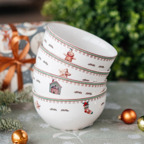 Набор салатников порционных Atollo Vintage 14 см, 4 шт