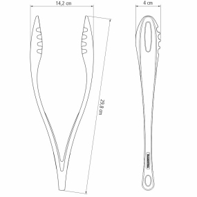 Щипцы Ability 29,8 см, черные