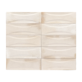 Плитка керамическая Equipe Hanoi 6,5х20, Arco White, 8 мм