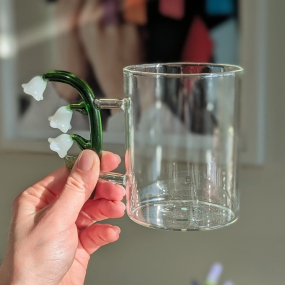 Кружка "Белый цветок" Botanica 450 мл