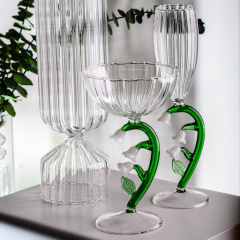 Бокал для шампанского/десерта "Белый цветок" Botanica 280 мл