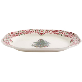 Блюдо "Елка" Spode Christmas Tree Yuletide 35,5 см, прямоугольное