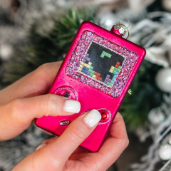 Новогодняя игрушка "Тетрис" 8 см