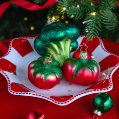 Елочная игрушка "Брокколи" 10 см