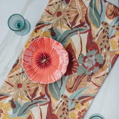 Скатерть-дорожка Bobby 50х140 см, цвет кирпич