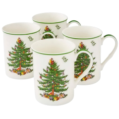 Набор кружек Christmas Tree 300 мл, 4 шт