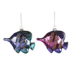 Елочная игрушка "Рыба-бабочка" 11,5 см, в ассортименте