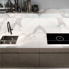 Керамогранит Laminam I Naturali 100х300, Bianco Statuario Venato, 5,6 мм