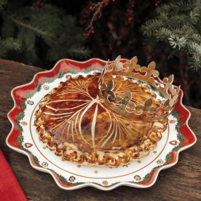 Блюдо круглое "Дети вокруг елки" Toy’s Fantasy 39 см