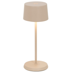 Лампа настольная Zafferano Olivia Micro 20 см, песочная
