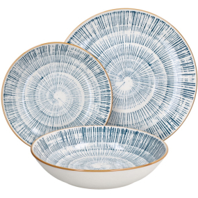 Набор посуды на 6 персон Madison Virtuo Blue, 18 предметов