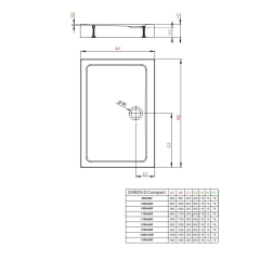 Душевой поддон Radaway Doros D Compact 120х100, белый