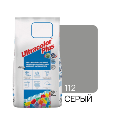 Фуга цементная Mapei UltraColor Plus N112 5 кг, серый