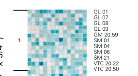 Мозаика стеклянная Bisazza Le Sfumature 32.2х258.8, Gladiolo, 4мм