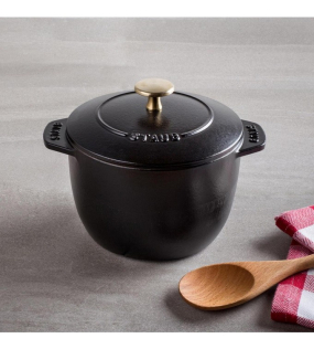 Кокот для риса La Cocotte 16 см / 1,5 л, черный матовый