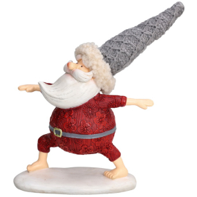 Фигурка "Санта в позе воина" 18 см