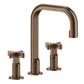 Смеситель для раковины Gessi Inciso 58114.708, медь брашированная PVD
