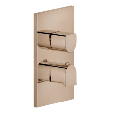 Внешняя часть Gessi Rilievo 59134.030 смесителя термостатического, медь PVD