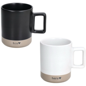 Набор кружек Cindy You & Me 400 мл, 2 шт