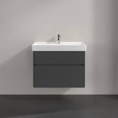 Тумба подвесная под раковину Villeroy & Boch Collaro 75х44х55 C01000FP, glossy grey