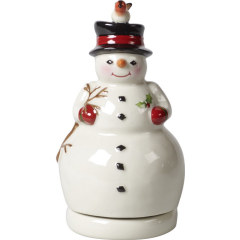 Фигурка музыкальная "Снеговик" 15 см