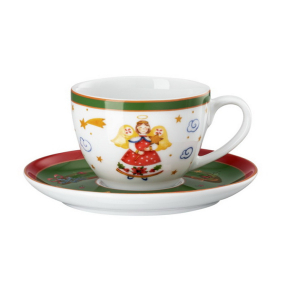 Чашка для эспрессо с блюдцем Happy Wintertime 100 мл