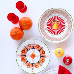 Тарелка салатная "Груша" Bel Paese 20,5 см