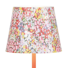 Абажур "Цветы" Zafferano Poldina 11,5х9 см, цвет красный