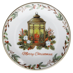 Тарелка салатная Christmas Candle 20 см