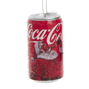Елочная игрушка "Баночка Coca-Cola Classic" 10 см