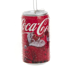 Елочная игрушка "Баночка Coca-Cola Classic" 10 см
