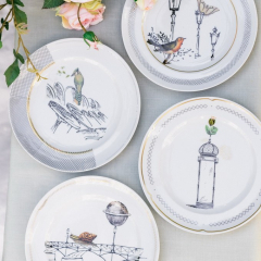 Набор тарелок десертных Petites Histoires 21,6 см, 4 шт