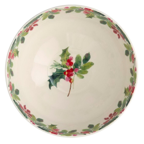 Салатник Botanic Garden Christmas Holly 23 см, орнамент