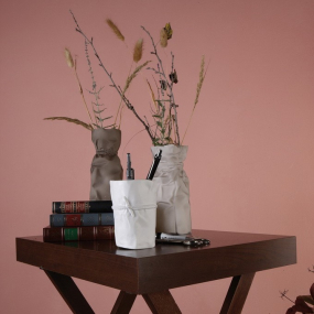 Ваза Papyrus 16 см, коричневая